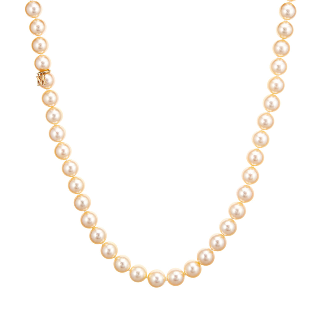 Cultured akoya sales pearl necklace