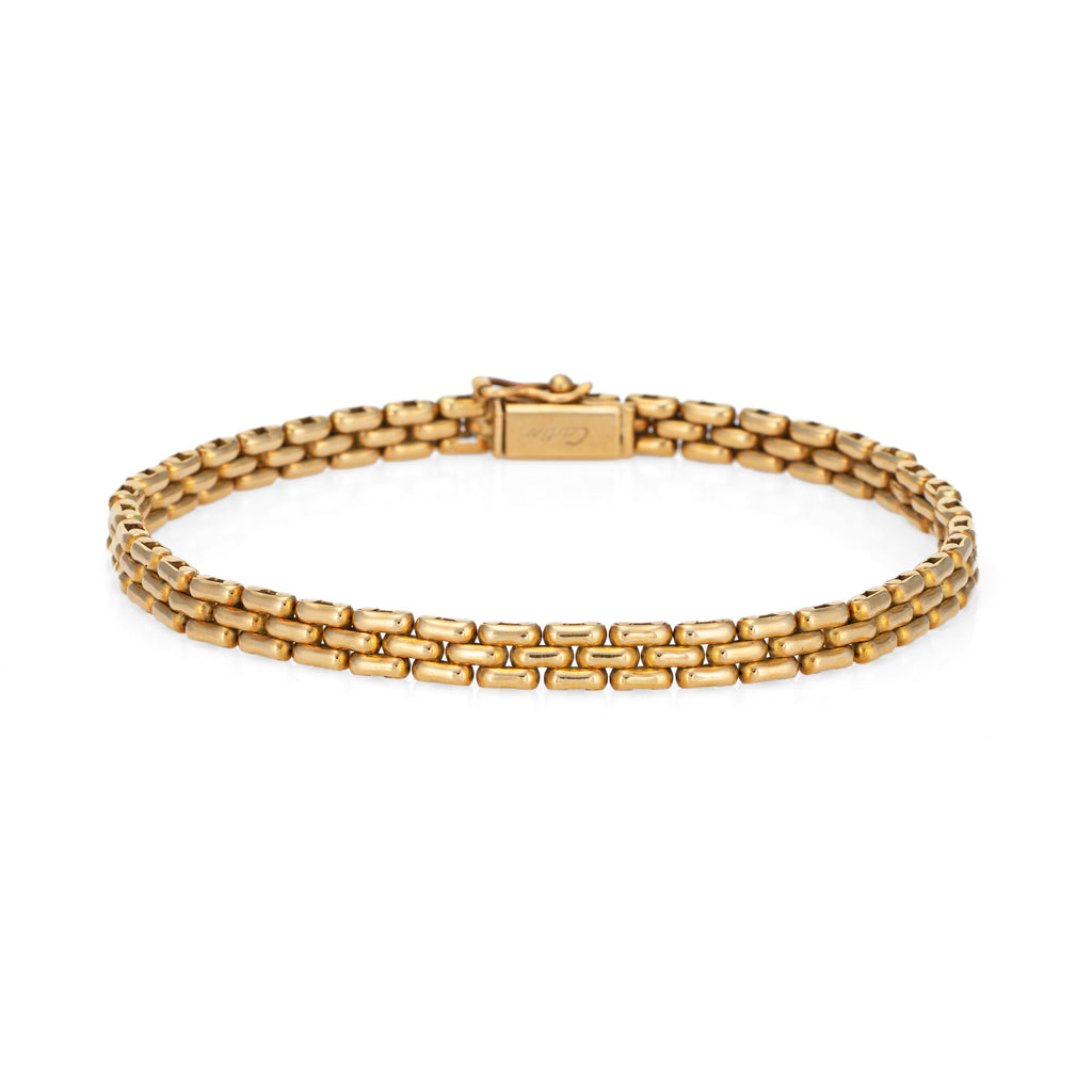 Cartier 18K Yellow Gold Panthere Bangle Bracelet