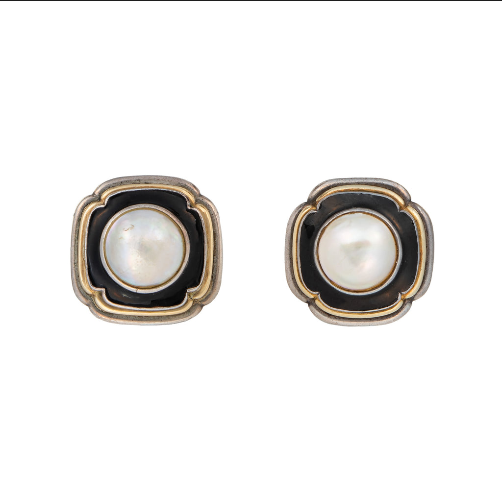 NEW 925 Pearl Stud Sterling Silver Earrings