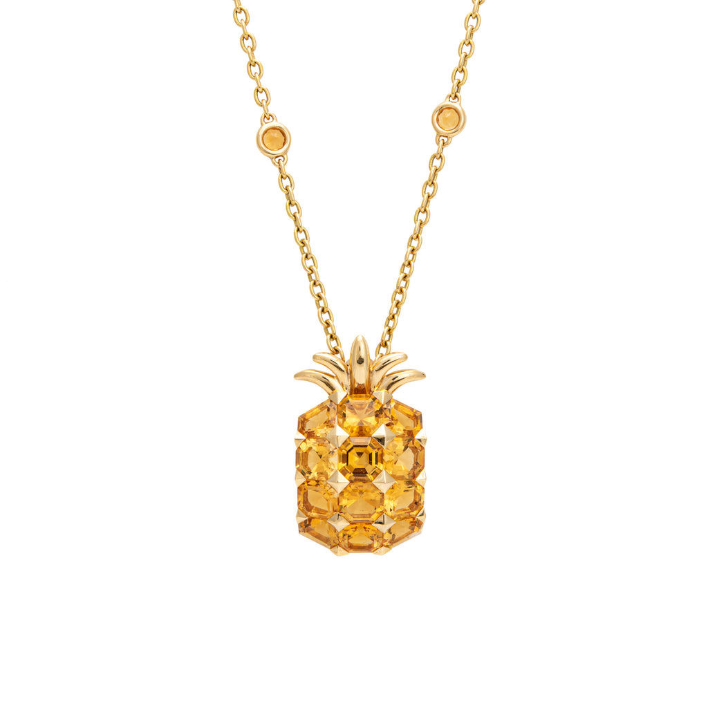 Pineapple gold chain on sale