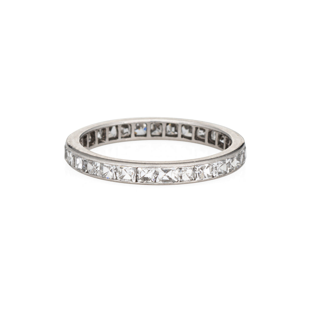 Antique French diamond eternity ring