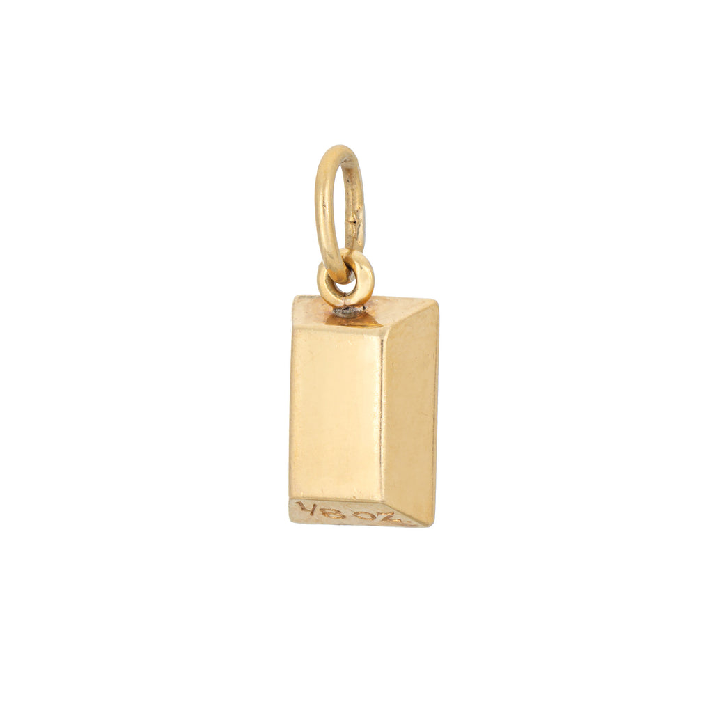 Cartier gold bar pendant 