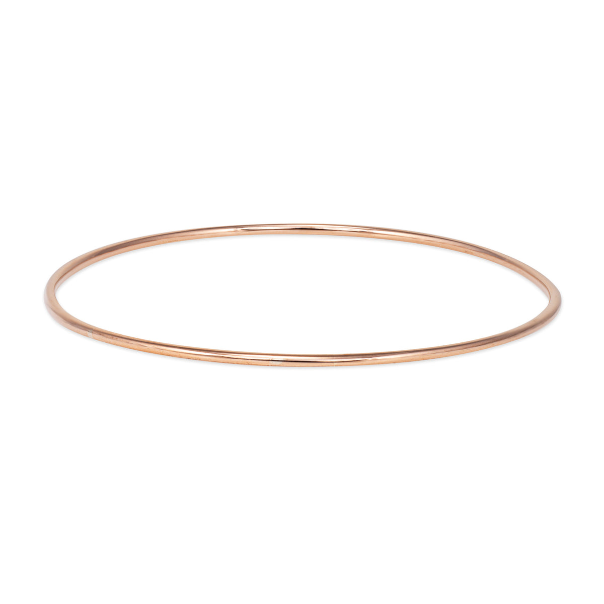 Vintage Portuguese Bangle Bracelet 19k Rose Gold 8