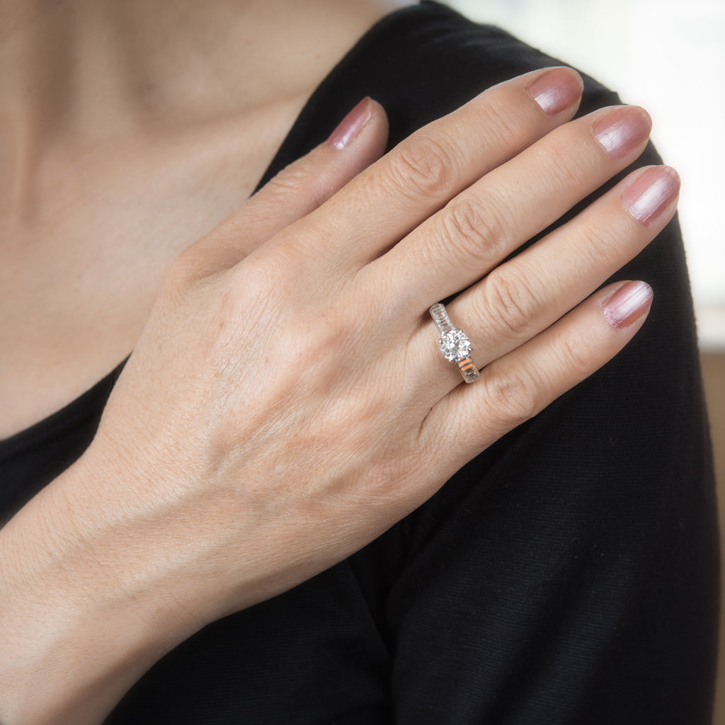 Cartier Sapphire And Diamond Ring Platinum And Gold - Moira Fine Jewellery