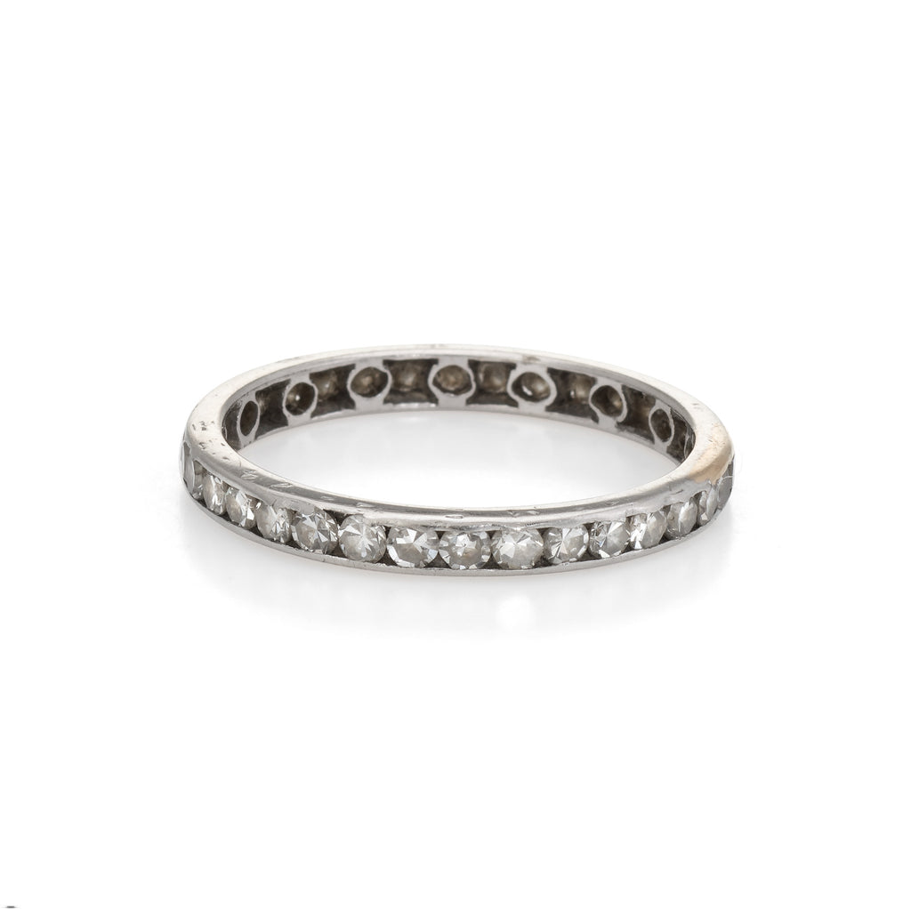 Art deco deals diamond eternity ring