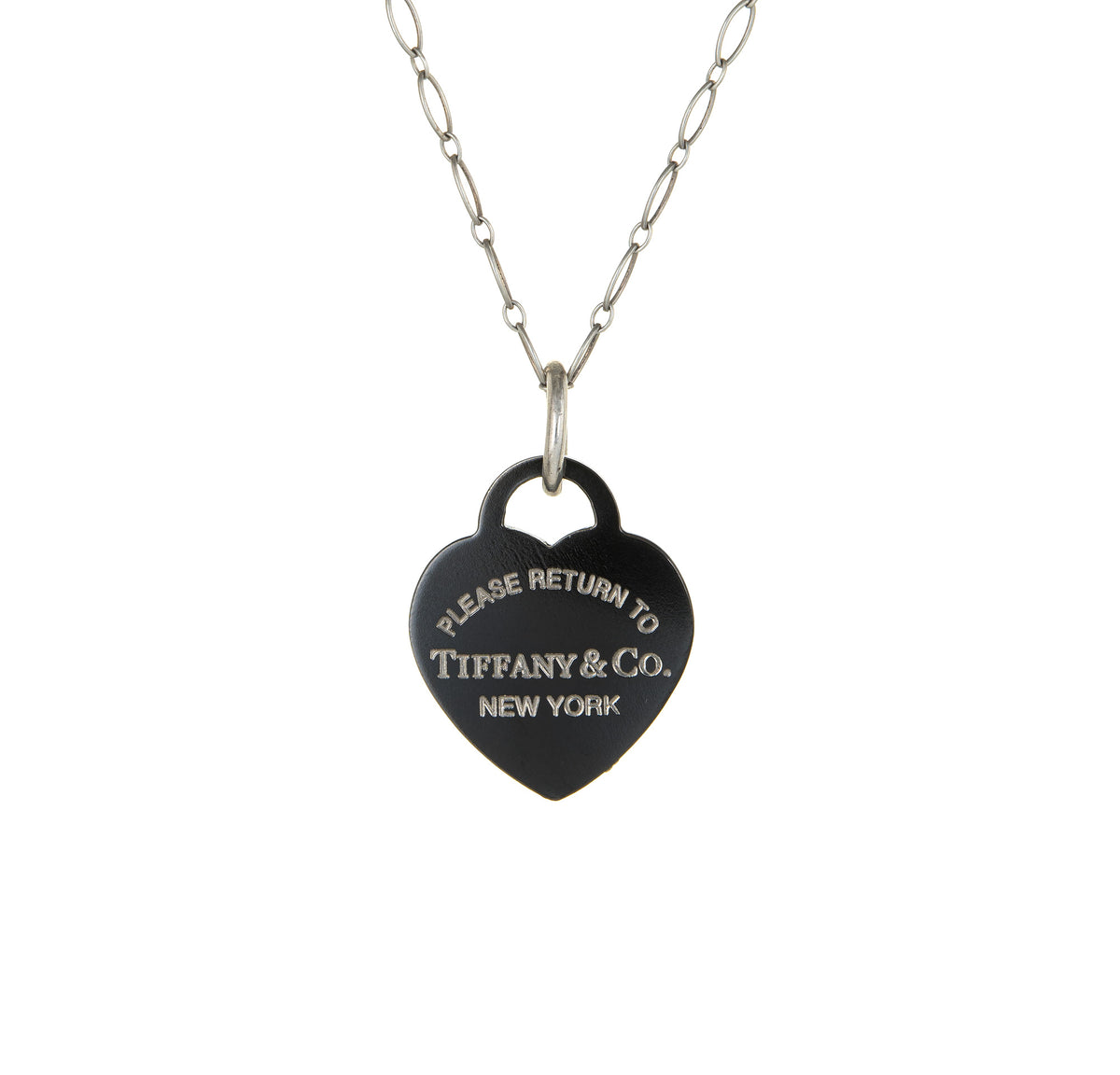 Tiffany Kay Studio Black Onyx Heart Pendant with Chain - QVC.com