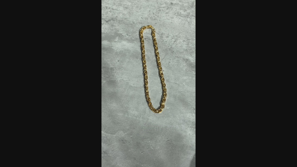 LAELIUS Antiques – Vintage 14k Gold Large Oval Link Chain