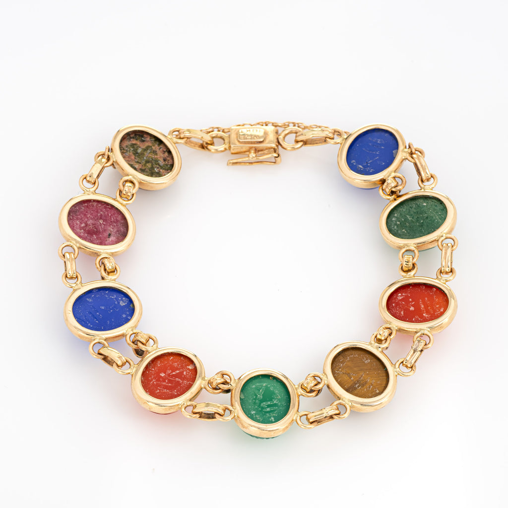 Scarab bracelet on sale 14k gold