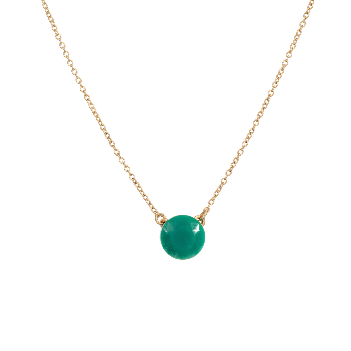Tiffany green necklace Clearance