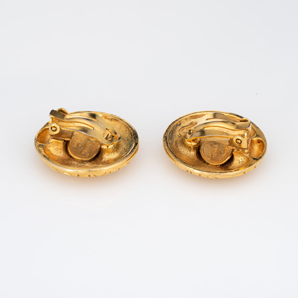 Chanel Earrings 1980 - 312 For Sale on 1stDibs