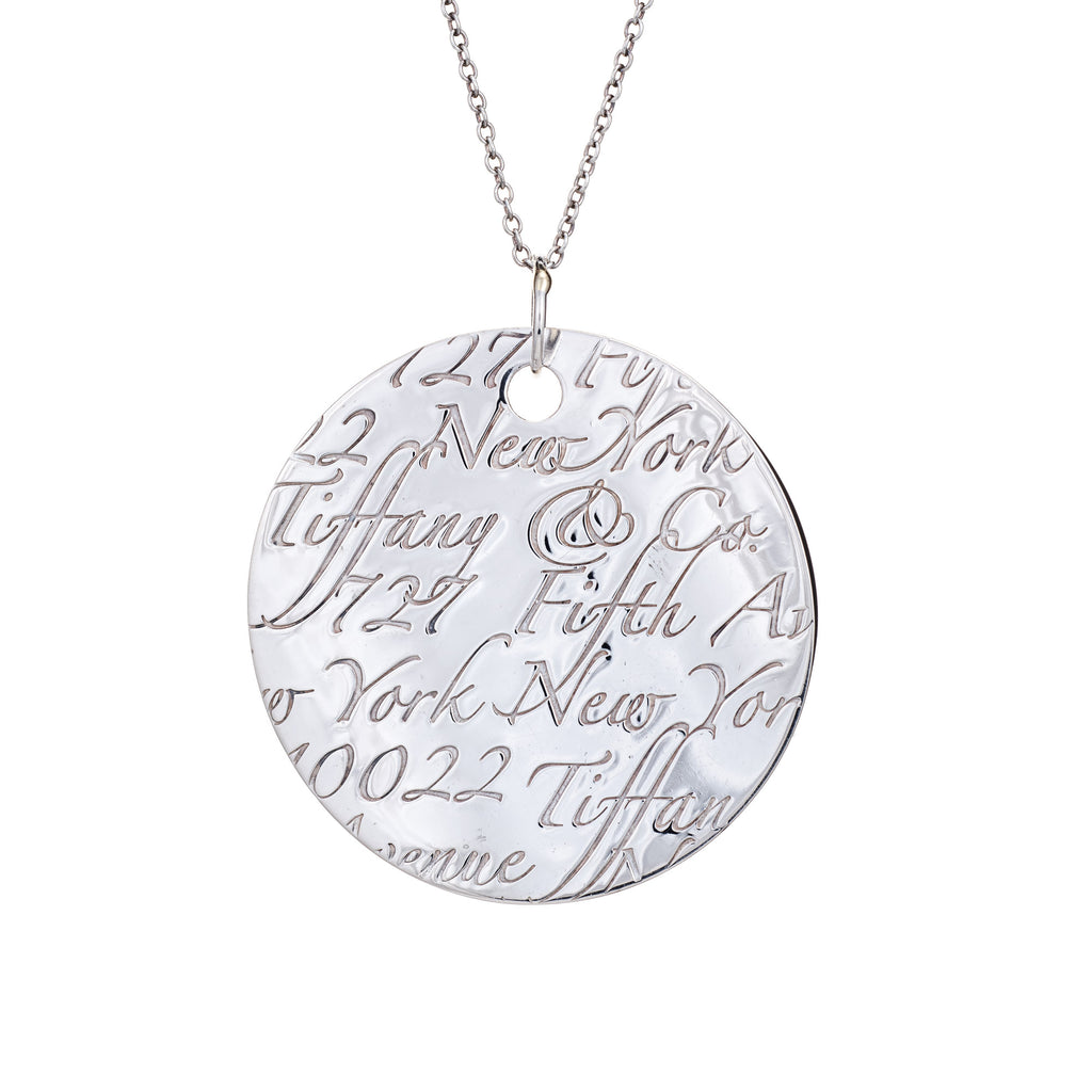 Return to Tiffany™ Wrap Necklace in Silver with Pearls and a Diamond, Small  | Tiffany & Co.