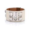 Pre owned Hermes White Cuff Bracelet