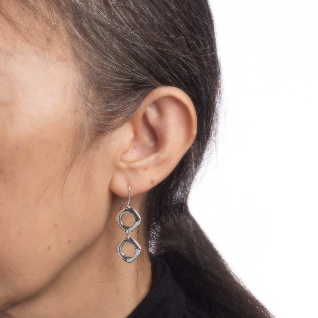 Cushion Cut Tiffany Cushion Hoop Earrings Tiffany Co Square Drop