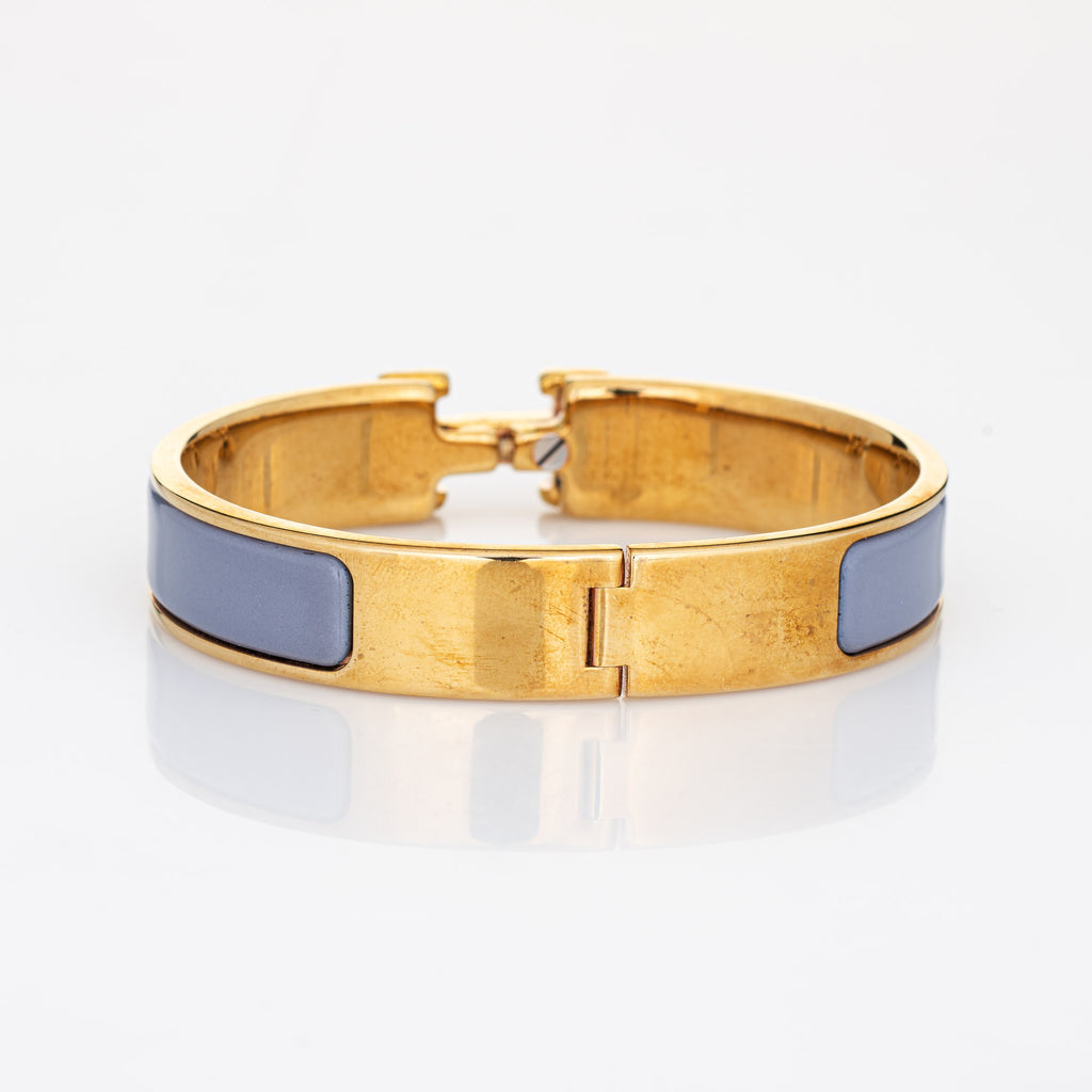 Hermès Clic H Bracelet Gold pm Curry Sold Out