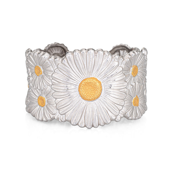 Buccellati Blossom Sterling Silver And Gold-plated, Jasper And
