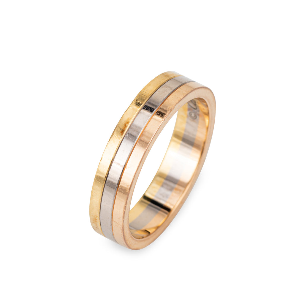Cartier Love Diamond Ring In 18K Yellow Gold 0.31 Ctw Size 4.5 | Chairish