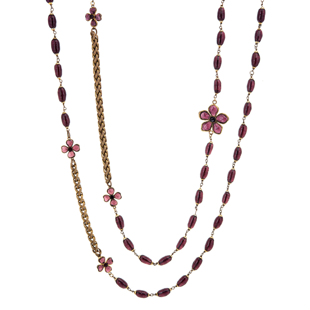 Chanel Vintage Flower Necklace