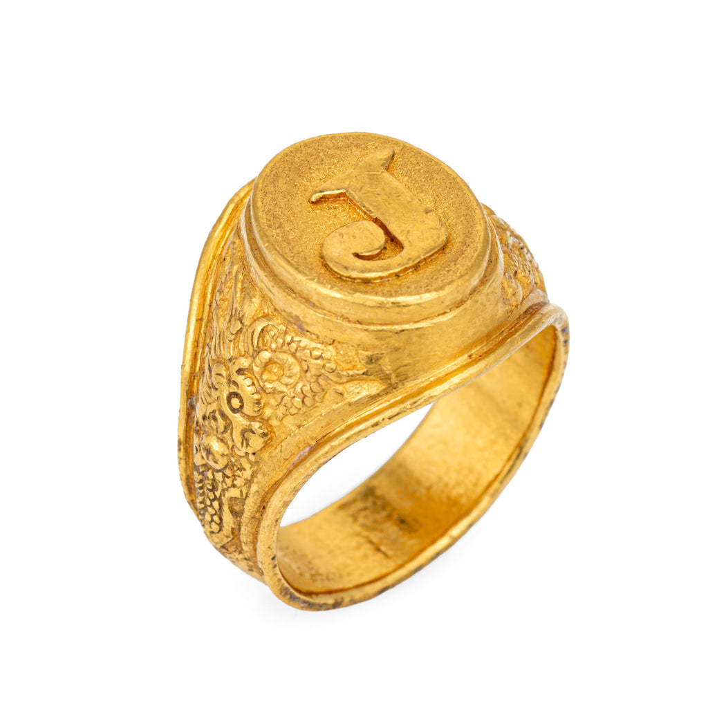 Eminence 24 Karat Matte Gold Ring – Baddest Bish Ever