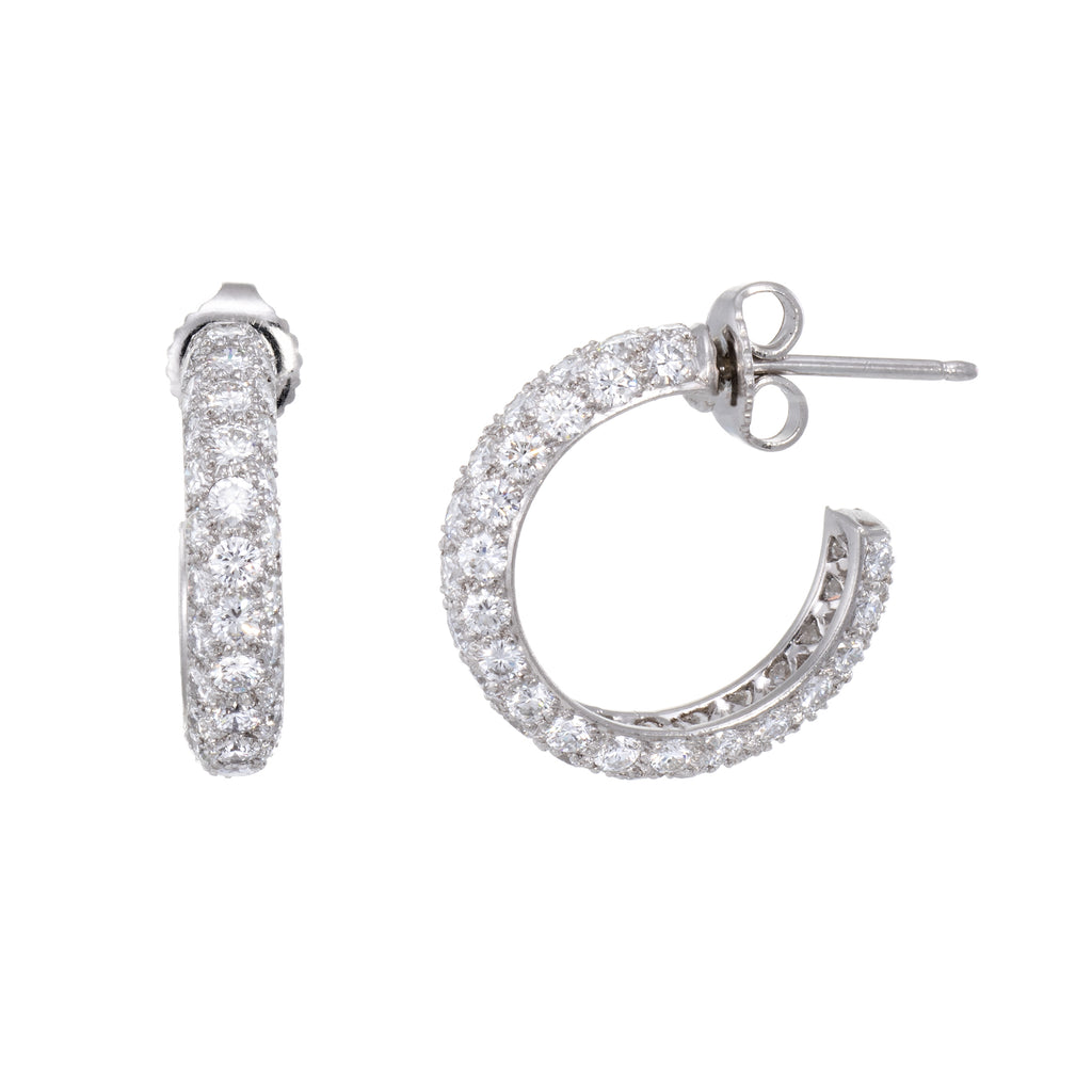 Tiffany & Co Etoile Pave Diamond Earrings