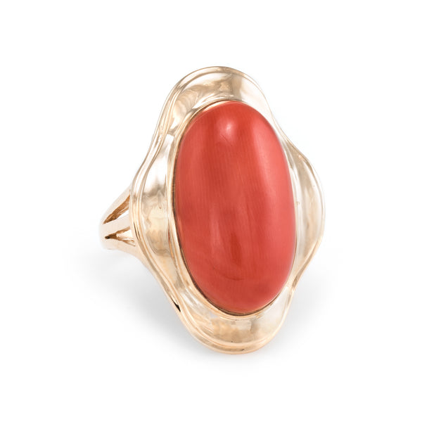 Sophie Jane Coral Cocktail Ring