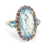 Sophie Jane Blue Topaz Iolite Vintage Ring