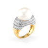 Pearl Diamond Gold Ring
