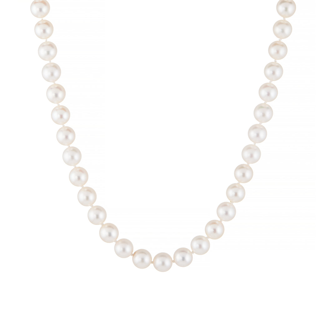 Vintage Long Pearl Necklace 