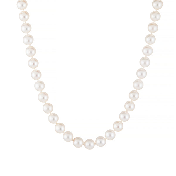 Vintage Long Pearl Necklace 