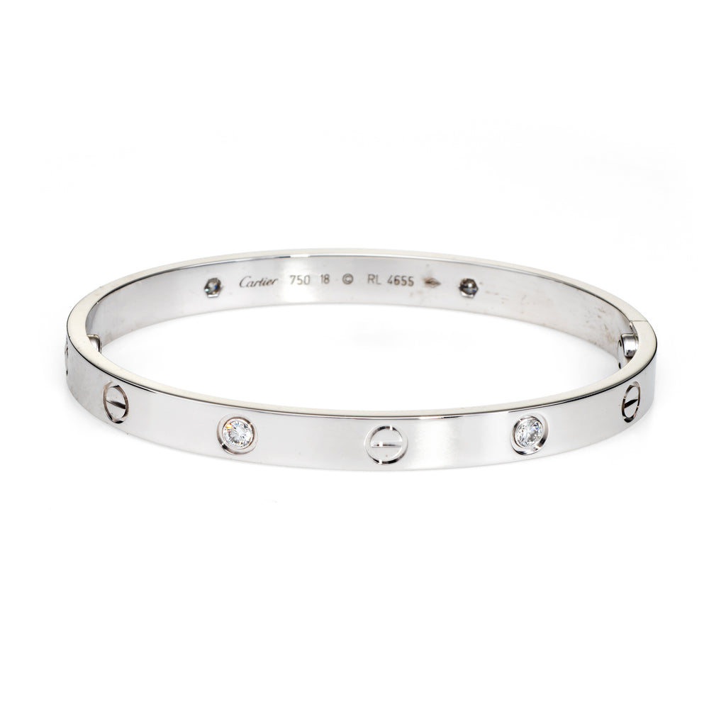 Cartier 4 Diamond Love Bracelet