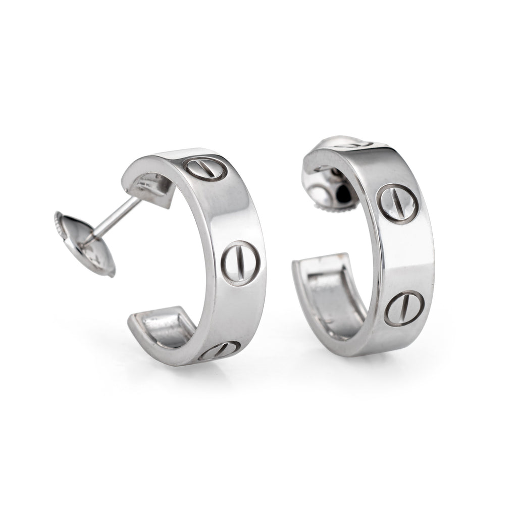 Cartier Love 18K White Gold Earrings Cartier | TLC