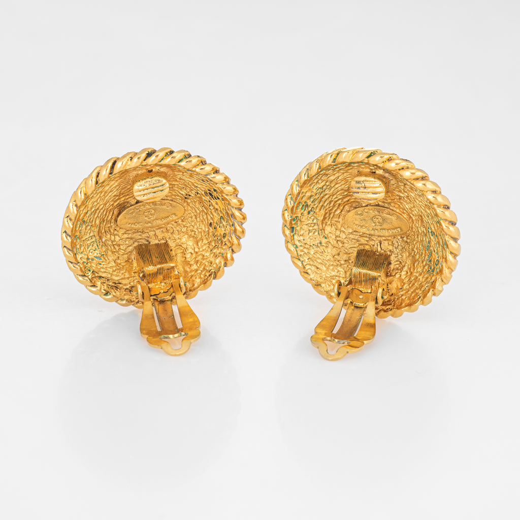 Chanel Earrings 1980 - 312 For Sale on 1stDibs